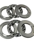 Thrust Ball Bearing 20x35x10mm Flat Single Row 2 Pack Built To Last Bearing Steel Durable For Heavy Duty Use