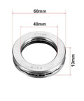 Heavy Duty Thrust Ball Bearings 40mm Bore, 60mm Outer Diameter, 13mm Width, Chrome Steel AISI 52100 ABEC 3 Single Row, Set of 2