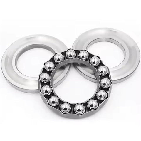 Thrust Ball Bearing 2 Pack 51105 Plane Axial Ball Bearings 25mm Bore 42mm Outer Diameter 11mm Width Chrome Steel 52100 Brass Cage