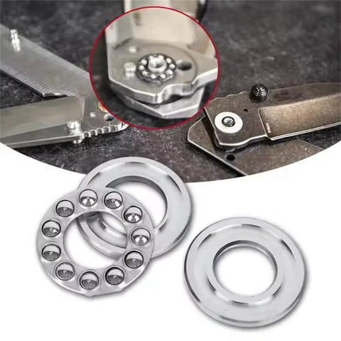Thrust Ball Bearing 2 Pack 51105 Plane Axial Ball Bearings 25mm Bore 42mm Outer Diameter 11mm Width Chrome Steel 52100 Brass Cage ABEC 3