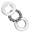 Thrust Ball Bearing Set 15mm Bore 28mm Outer Diameter 9mm Width Chrome Steel ABEC3 Single Row Three Piece Pack