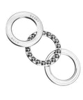 Thrust Ball Bearings 35mm Bore 52mm Outer Diameter 12mm Width Chrome Steel ABEC 3, components view with steel balls