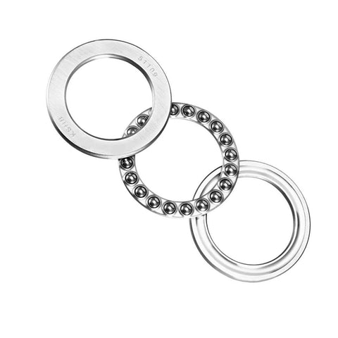 uxcell 51109 Thrust Ball Bearings 45mm x 65mm x 14mm Chrome Steel ABEC3 Single Row Roller 2pcs close-up view