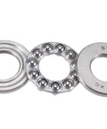 4 Pack 51204 Carbon Steel Axial Thrust Ball Bearings 20mm Inner Diameter 40mm Outer Diameter 14mm Width set close-up view
