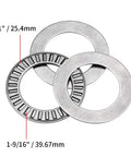 TC1625 Thrust Needle Roller Bearings With Washers Set 1 Inch Bore, 1 9 Sixteenth Inch OD, 2 Heavy Duty Pieces from Uxcell