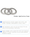 Two Pack AXK6085 High Precision Thrust Needle Roller Bearings With Washers Bearing Steel For Electric Drills Angle Grinders