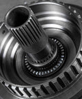 Close-up of uxcell thrust needle roller bearing with washers, 1/4 in bore, 11/16 in OD, 5/64 in thick