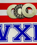 Thrust Needle Roller Bearing 1-3/4" x 2-1/2" x 9/64" Inch on red and white VXB background.