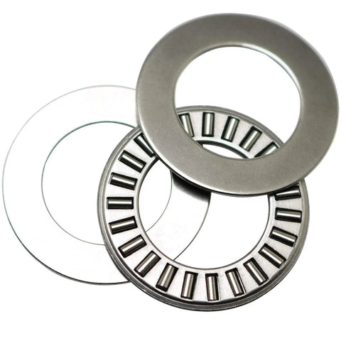 Thrust Needle Roller Bearing Kit For One Way Axial Load, 6 Sets NTA1220 Plus 2 TRA Washers, steel cage rollers