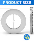 Heavy-Duty Thrust Needle Roller Bearing Set With Washers, 3/4 Inch Bore, 1-1/4 Inch OD, product dimensions and quantity visible