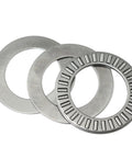 Two Sets Thrust Needle Roller Bearings NTA1625 And TRA with two washers, durable steel, for heavy-duty axial load applications.