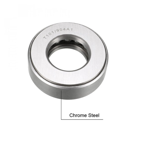 T101/904A1 Thrust Tapered Roller Bearings 1.01" Bore 2" O.D. 0.625" Width, chrome steel material, side view
