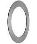 Single AS90120 Thrust Washer for Roller Bearings, 90 mm ID x 120 mm OD, shown in side view, AS Series Replacement for Shaft Mounts