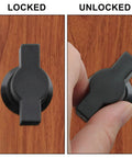 Two Pack Thumb Operated Offset Cam Lock Fits On Panels Up To Nine Millimeters Thick With T Handle Swing Knob Turn Cam Lock for cabinets