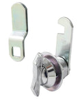 Durable thumb operated cam lock with keyless latch for cabinets, mailboxes, drawers, RV compartments and more; zinc alloy