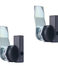 Two Pack Thumb Operated Offset Cam Locks, Durable Zinc Alloy, Wear And Corrosion Resistant, 23mm Thread And 59mm Latch