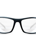 Thunderbolt Full Frame Shooting Glasses With Anti Fog Lenses UV400 and ANSI Z87 front view displayed on white background