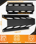 4 Slot TIG Welding Rod Holder Storage Rack For Filler Rod Tubes Wall Mount Organizer dimensions and design features