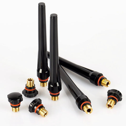68 Piece TIG Torch Consumables Kit for PTA DB SR WP 17 18 26 includes back caps and collet bodies for optimal weld quality.