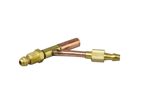 TIG Welding Torch Fitting For WP17 3/8-24UNF with Gas and Water Separate Cable Connector, industrial-grade replacement part.