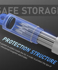 Pre-Sharpened 2% Lanthanated TIG Tungsten Electrodes 3 32nd Inch Blue WL20 EWLa-2 10 Pack in protective storage