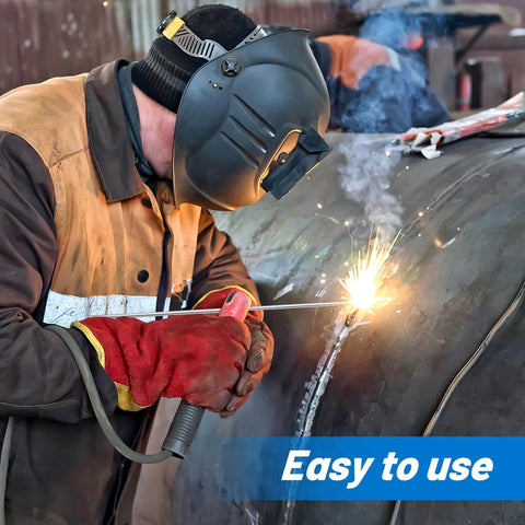Welder using Stainless Steel TIG Welding Rod ER308L Filler Wire One Sixteenth Inch for high corrosion resistance weld