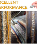 Efficient TIG Pen Finger Feeder for precise wire feeding in welding; image shows weld seams and TIG pen in use.