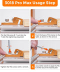 Tiger Claw Aluminum CNC Clamp installation steps for 3018 Pro Max routers on T-slot.