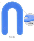 Tile Leveling System One Sixteenth Inch Spacers 300 Pieces Horseshoe U Shape Clips, blue horseshoe spacer with dimensions