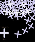 500 Piece Wide Tile Spacers And Levelers Set For Ceramic Tile And Stone Installation One Eighth Inch Thick Cross Spacers
