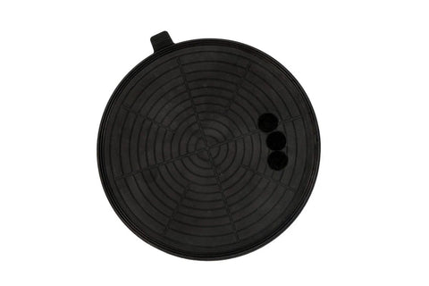 Top view of Battery Powered Tile Vacuum Suction Cup Tool for handling ceramic and porcelain tiles, 220 mm pad size