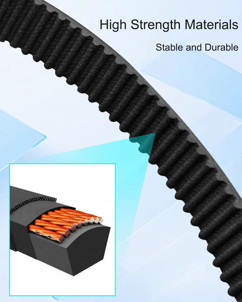 Timing Belt Replacement For Sliding Door Operator K16-GT2-7 showing high-strength rubber and fiber-reinforced material