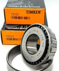 Made In USA Timken 15101 15243 Tapered Roller Bearing Cone Race Replacement for axle and hub designs, front view
