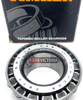 USA Made Timken 3877 Tapered Roller Bearing For Hyster 30228, visible with packaging, 1.625 inch bore, 1.1875 inch inner width