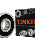 Timken 6200 2RS Double Rubber Seal Ball Bearings 10x30x9mm Pack Of 2 Pre Lubricated Deep Groove Ball Bearings Chrome Steel