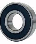 Close-up of Timken 6202-2RS Double Seal Ball Bearing, pre-lubricated, 15x35x11mm for smooth rotation applications.