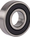 Close-up of Timken 6203-2RS Deep Groove Ball Bearing 17x40x12mm high precision sealed for radial loads.