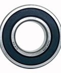 Close-up of Timken 6205-2RS Double Rubber Seal Ball Bearing 25x52x15mm Pre-Lubricated, showing front view with seal markings.