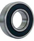 Timken 6205-2RS Double Rubber Seal Ball Bearing 25x52x15mm Pre-Lubricated side view