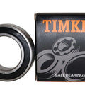 Timken 6008-2RS Double Rubber Seal Bearings 40x68x15mm Two Pack Deep Groove Ball Bearings with box