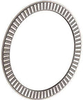Timken NTA-6681 Needle Roller Bearing front view, metal, 4-1/8in bore, 5-1/16in outer diameter, 1/8in width