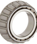 TIMKEN LM48548 Tapered Roller Bearing featuring a cylindrical shape with visible rollers, suitable for heavy-duty use.