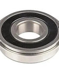 Timken 6205-2RS-NR-C3 deep groove ball bearing, rubber sealed, precision bearing for industrial machinery and automotive applications.