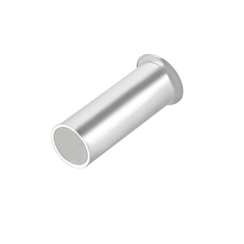 Non-Insulated Wire Ferrule Terminal Set EN2508 Tin Plated Copper Connector for 14 AWG 2.5mm2 Cables, 300 Pcs