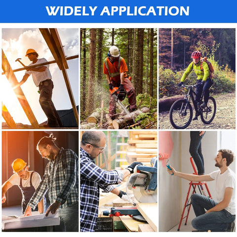 Various activities showcasing the use of 6 Pack Tinted Safety Glasses ANSI Z87.1 UV Block Eye Protection For Men And Women