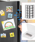 50 Pack Tiny Round Refrigerator Magnets 10x3mm For Whiteboards Craft Projects Office Organization on fridge and in box