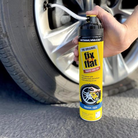 Aerosol Emergency Flat Tire Repair And Inflator For X Large Tires With Eco Friendly Formula Seals Punctures Up To Quarter Inch In Seconds