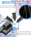 Image showing 100PCS Tire Repair Kit,Self-Service Tire Screw Plug Repair Kit Includes 3-Size Plugs & Screwdrivers,Professional Screw in Tires Plugs Kits for Quick Repairing Tires Puncture with durable rubber and steel materials.