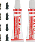 Tire Repair Nail Self-Tapping Screw Kit with tire repair rubber nails and glue, suitable for car, motorcycle, ATV puncture repair.