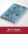 Auto LT Deluxe Pro Grade Repair Kit With 30 Standard 4 Inch Repairs seal patches on white surface